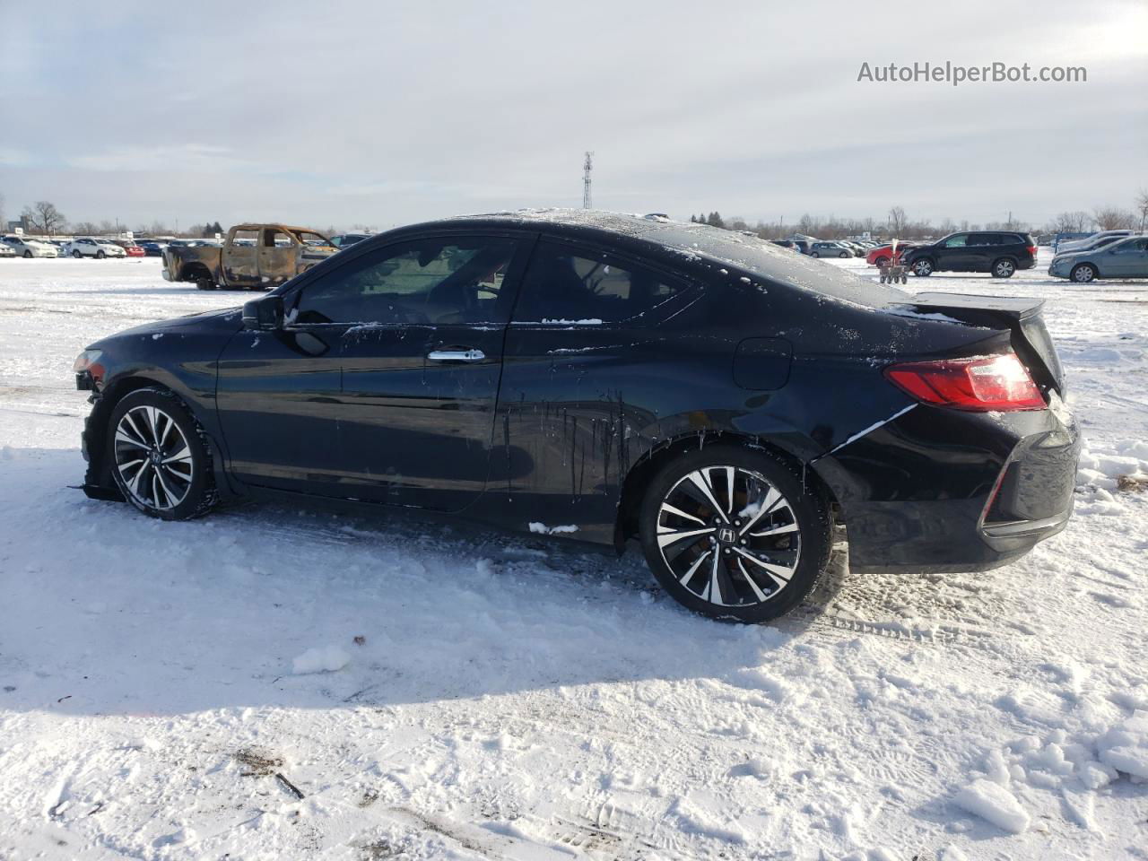 2016 Honda Accord Ex Черный vin: 1HGCT1B73GA800253