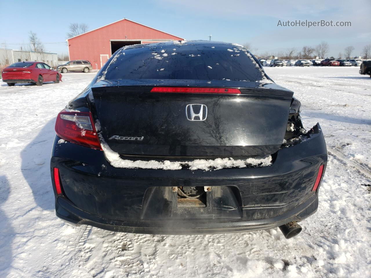 2016 Honda Accord Ex Черный vin: 1HGCT1B73GA800253