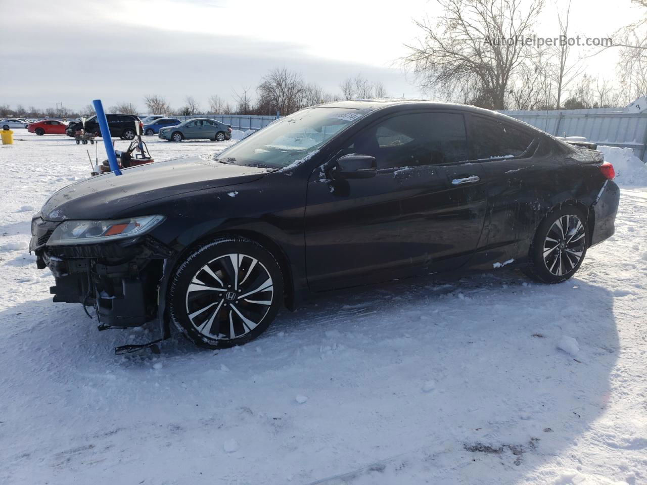 2016 Honda Accord Ex Черный vin: 1HGCT1B73GA800253