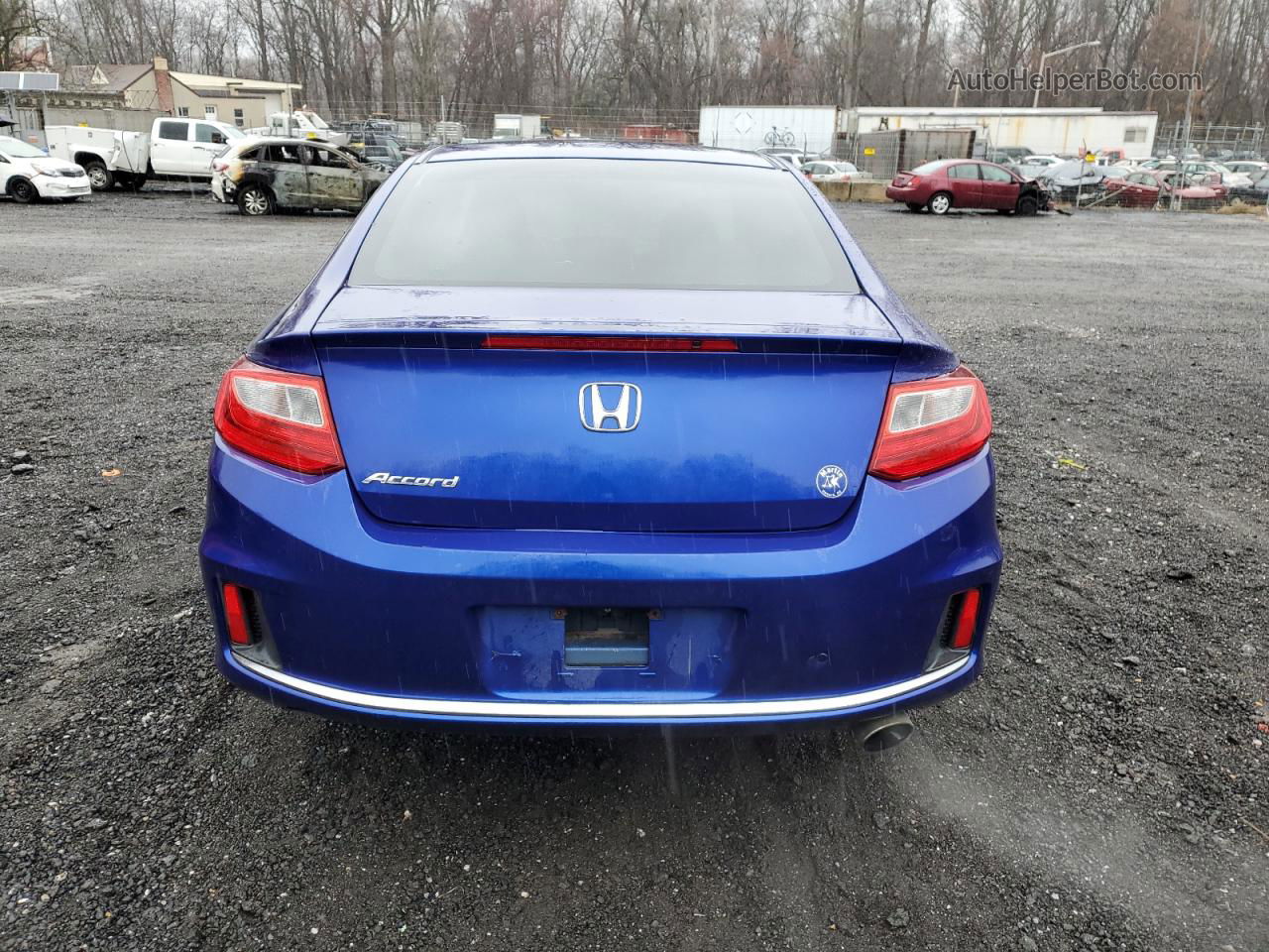 2014 Honda Accord Ex Blue vin: 1HGCT1B74EA011543