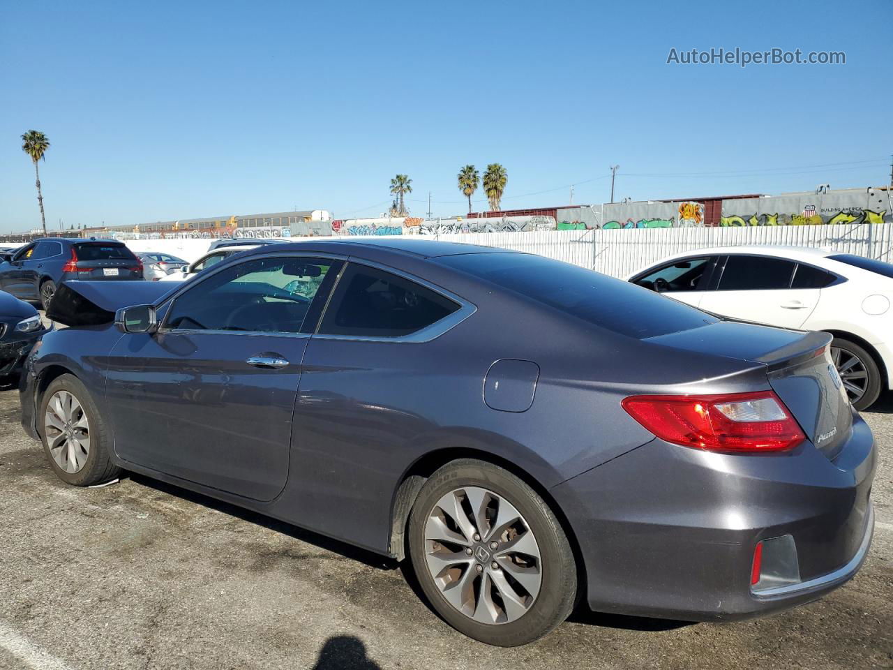 2015 Honda Accord Ex Gray vin: 1HGCT1B74FA012452