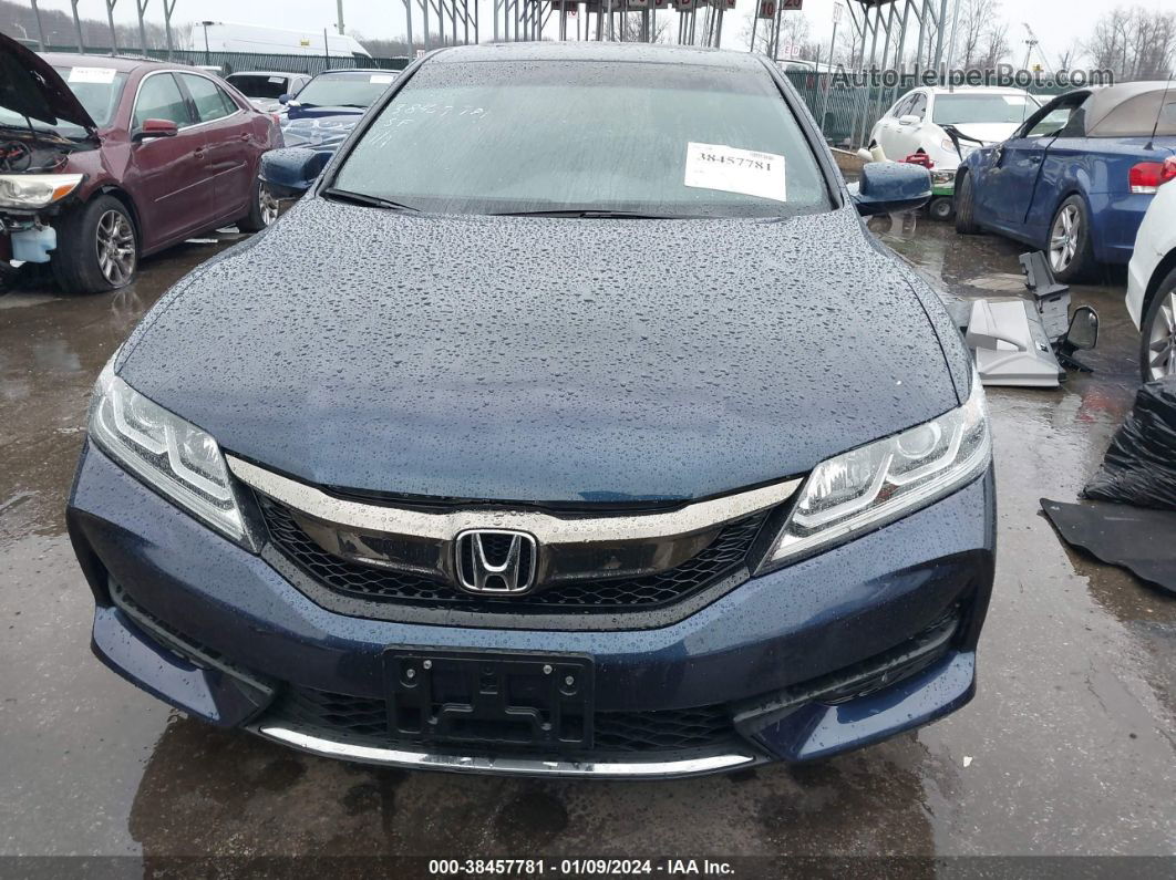 2017 Honda Accord Ex Blue vin: 1HGCT1B74HA002619