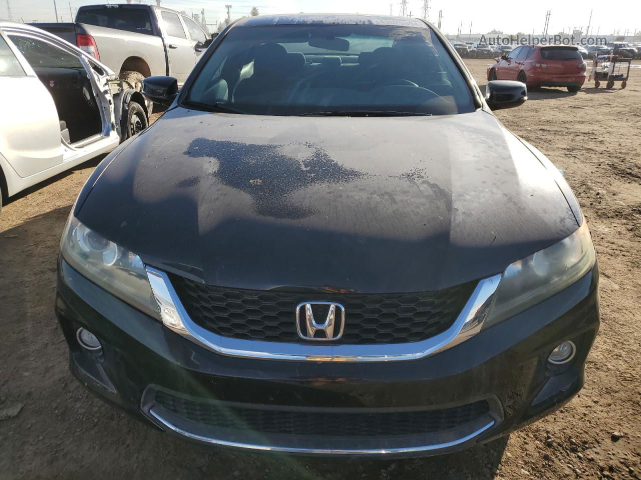 2014 Honda Accord Ex Черный vin: 1HGCT1B75EA003421