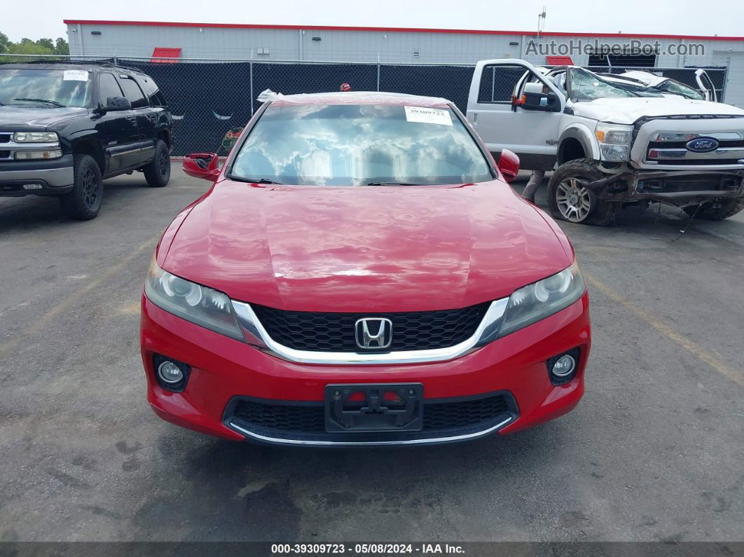 2014 Honda Accord Ex Red vin: 1HGCT1B76EA007154