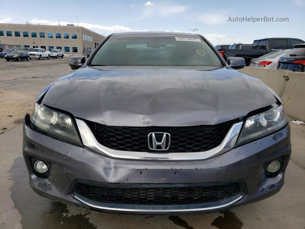 2015 Honda Accord Ex Серый vin: 1HGCT1B77FA000506