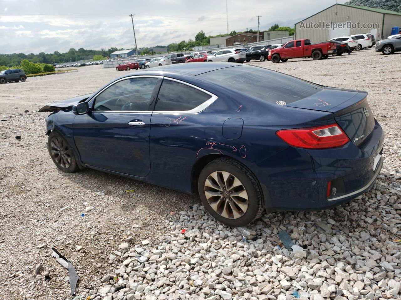 2015 Honda Accord Ex Blue vin: 1HGCT1B79FA015363