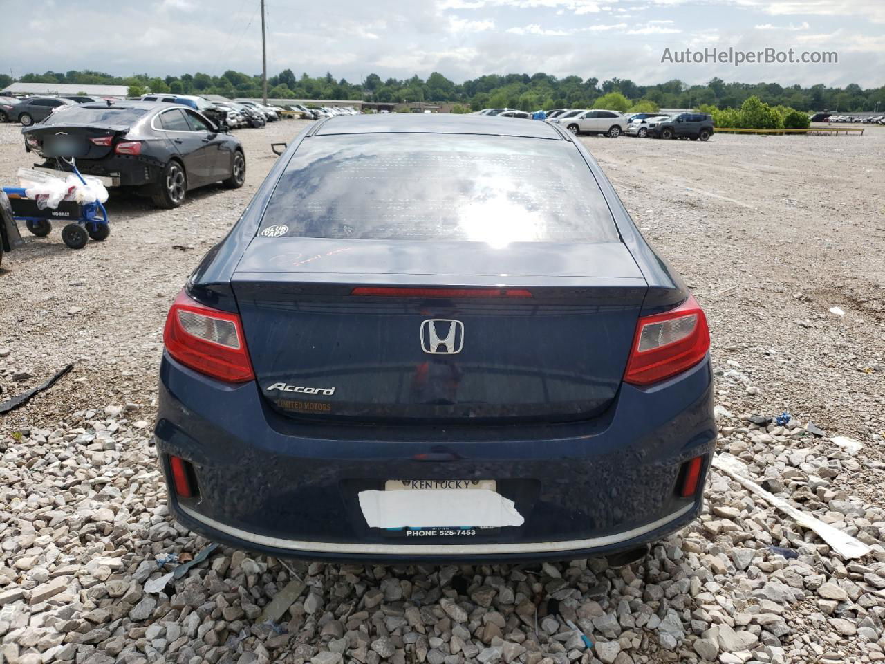 2015 Honda Accord Ex Blue vin: 1HGCT1B79FA015363