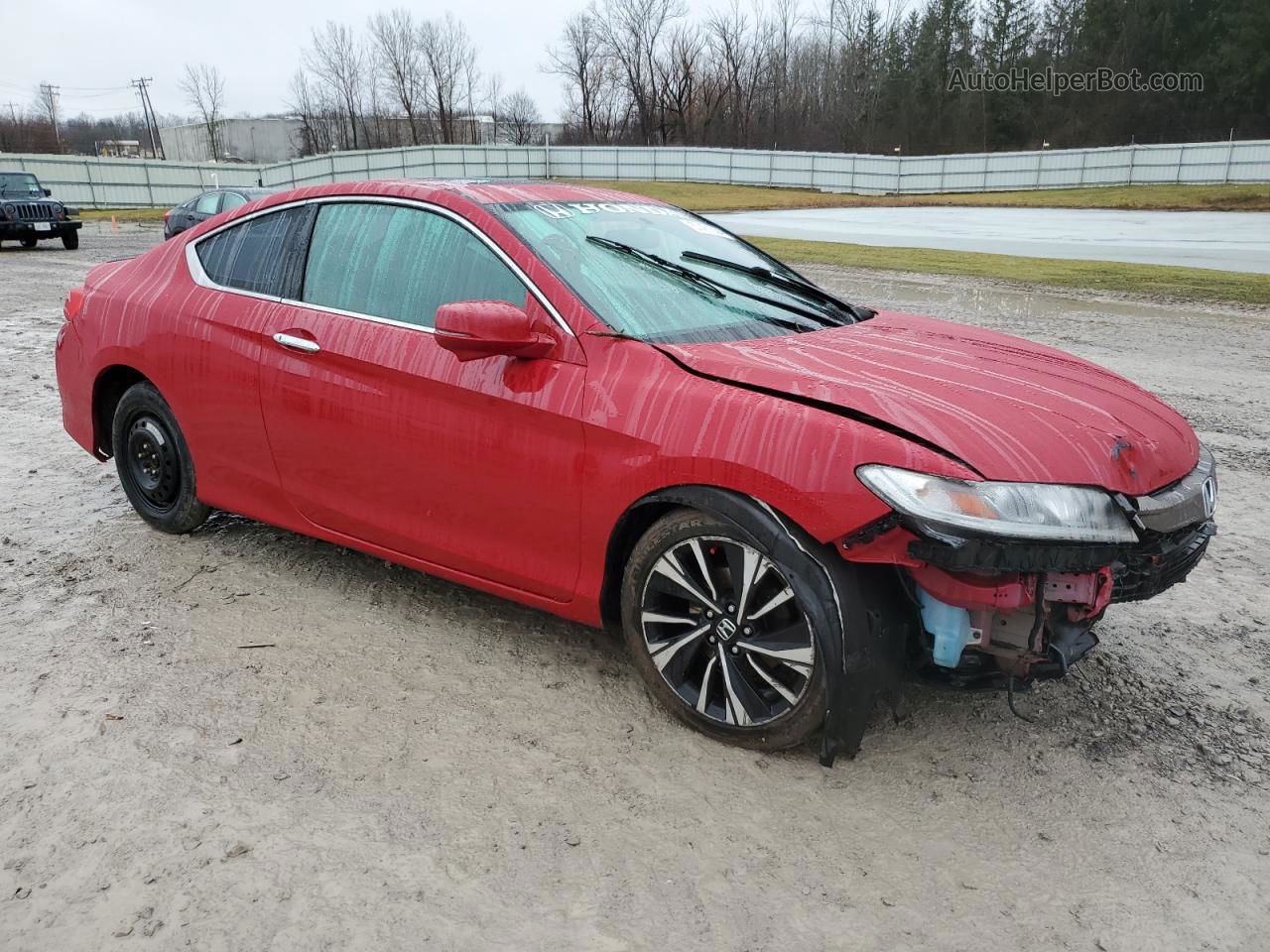 2017 Honda Accord Ex Red vin: 1HGCT1B79HA002101