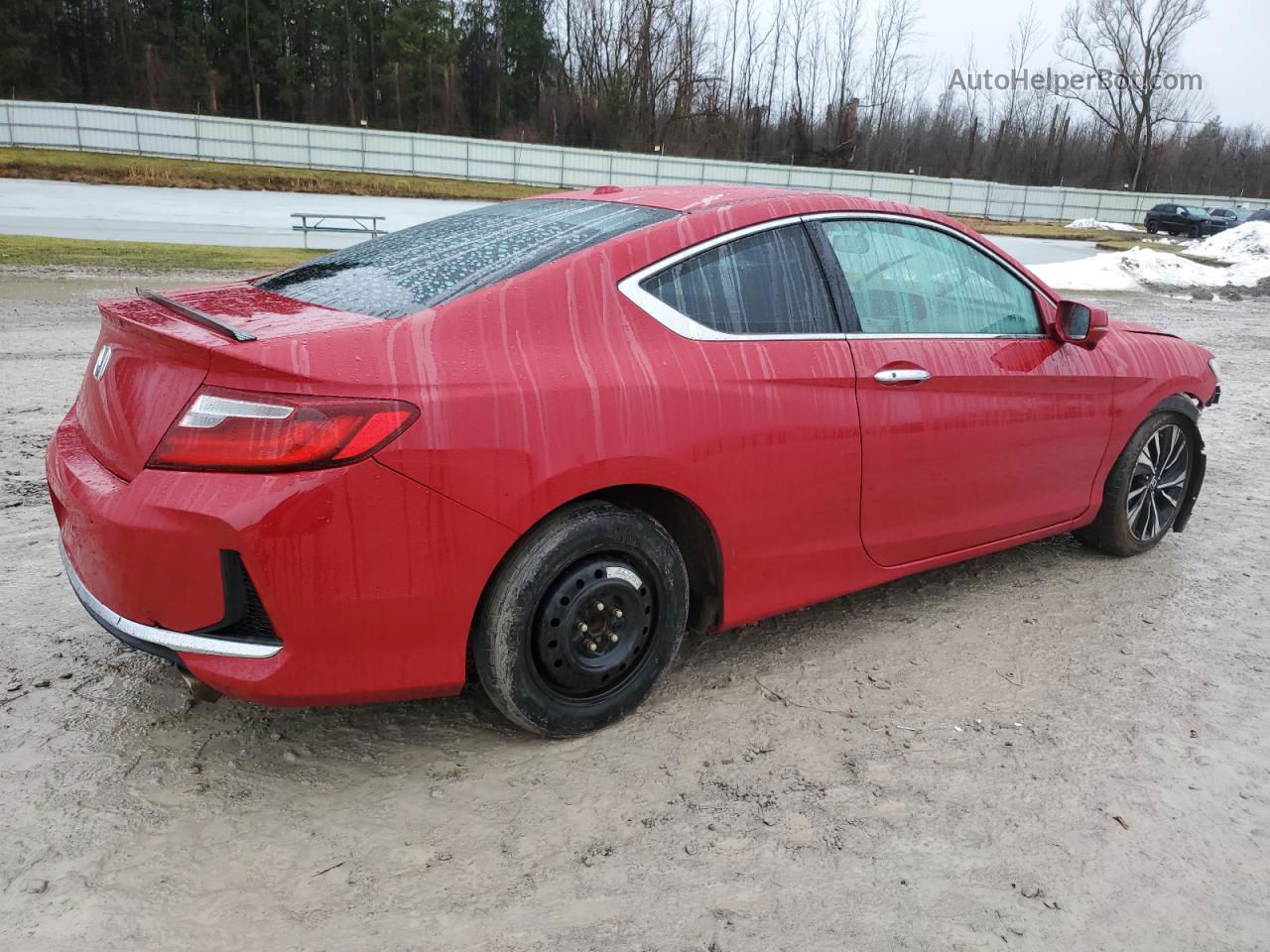 2017 Honda Accord Ex Red vin: 1HGCT1B79HA002101