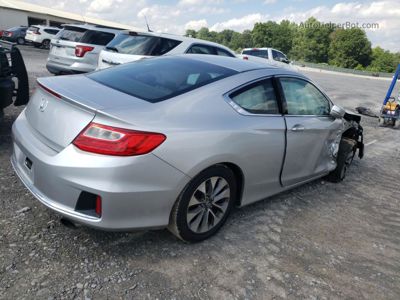 2014 Honda Accord Ex Silver vin: 1HGCT1B7XEA016486