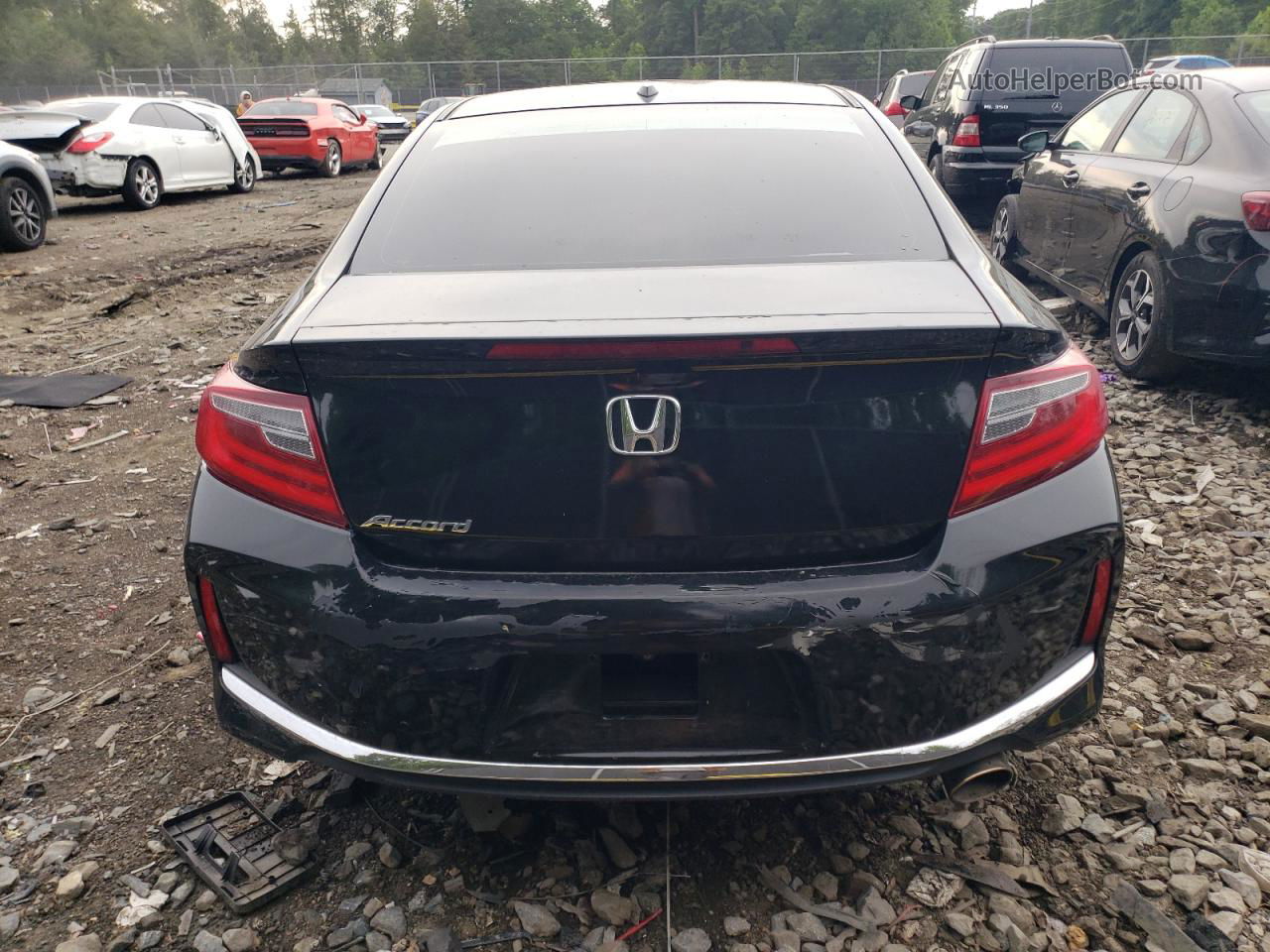 2017 Honda Accord Exl Черный vin: 1HGCT1B80HA008040