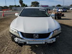 2014 Honda Accord Exl White vin: 1HGCT1B81EA009838