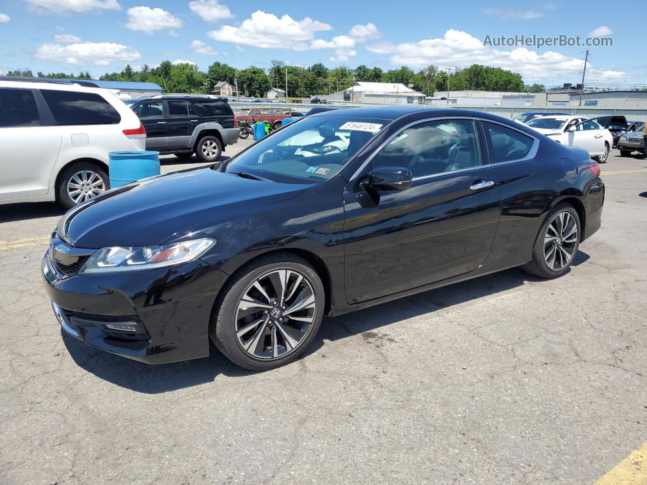 2016 Honda Accord Exl Black vin: 1HGCT1B81GA001256