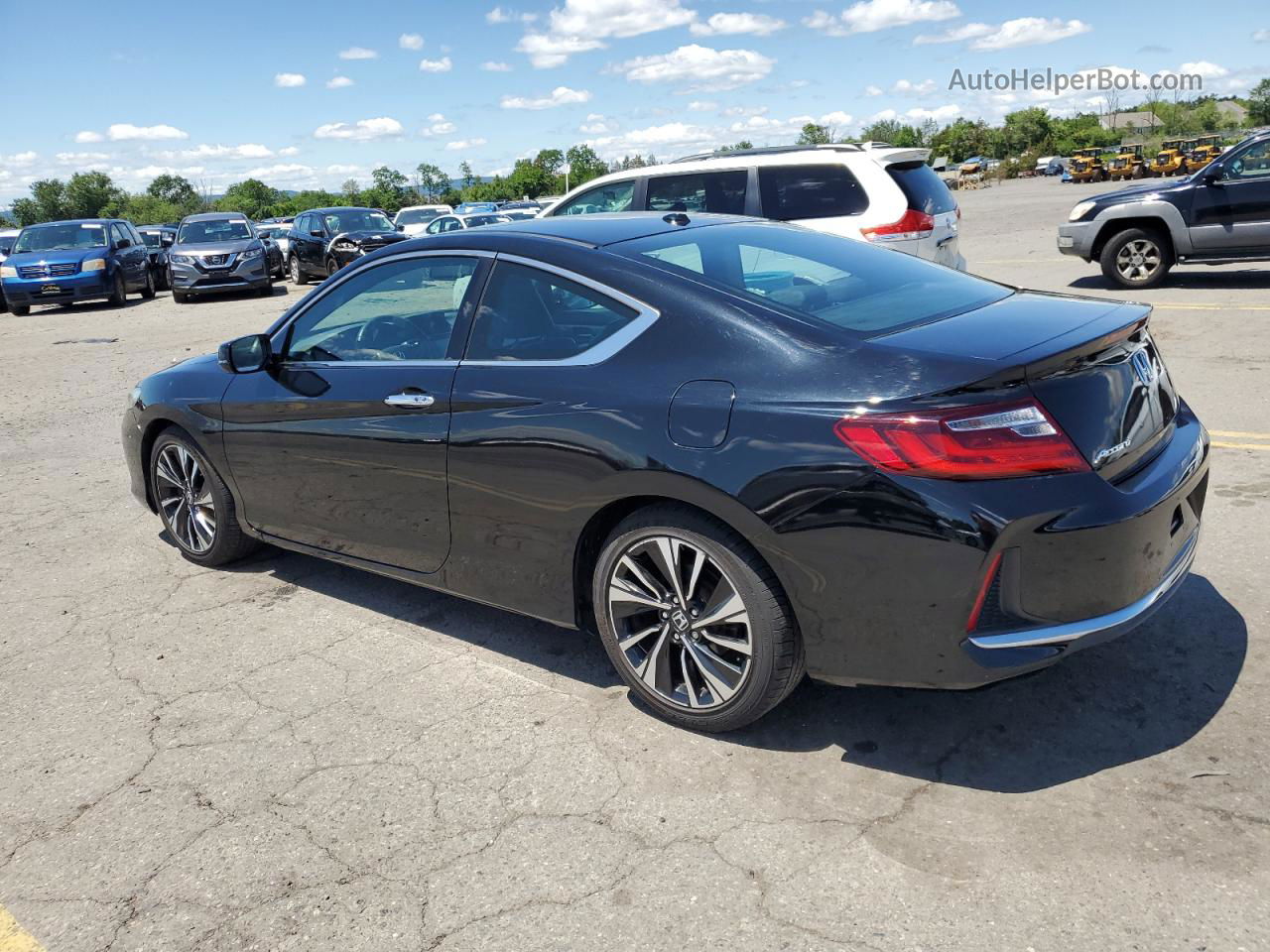 2016 Honda Accord Exl Black vin: 1HGCT1B81GA001256