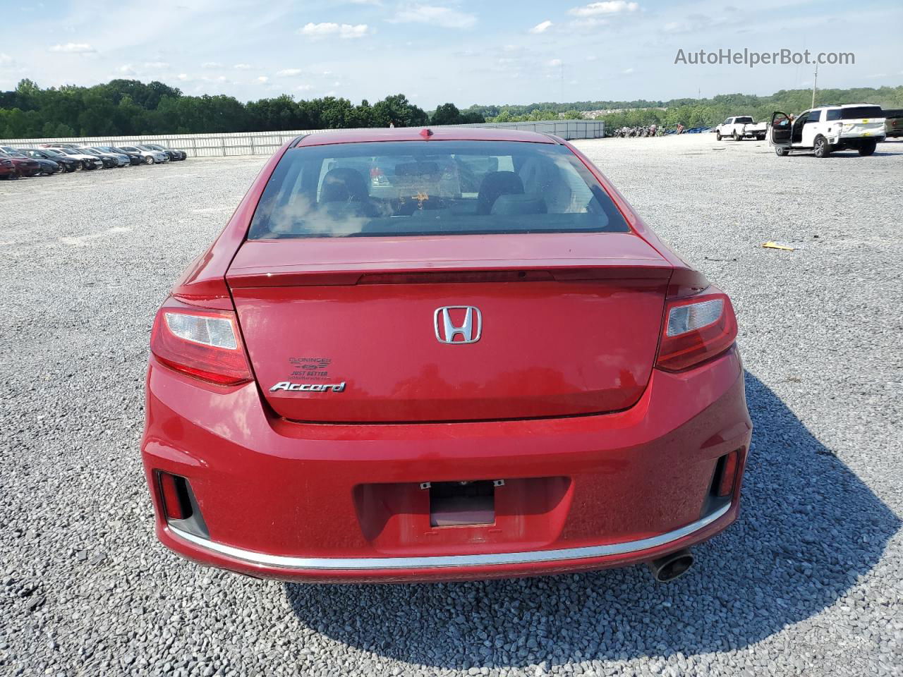 2015 Honda Accord Exl Red vin: 1HGCT1B83FA008644