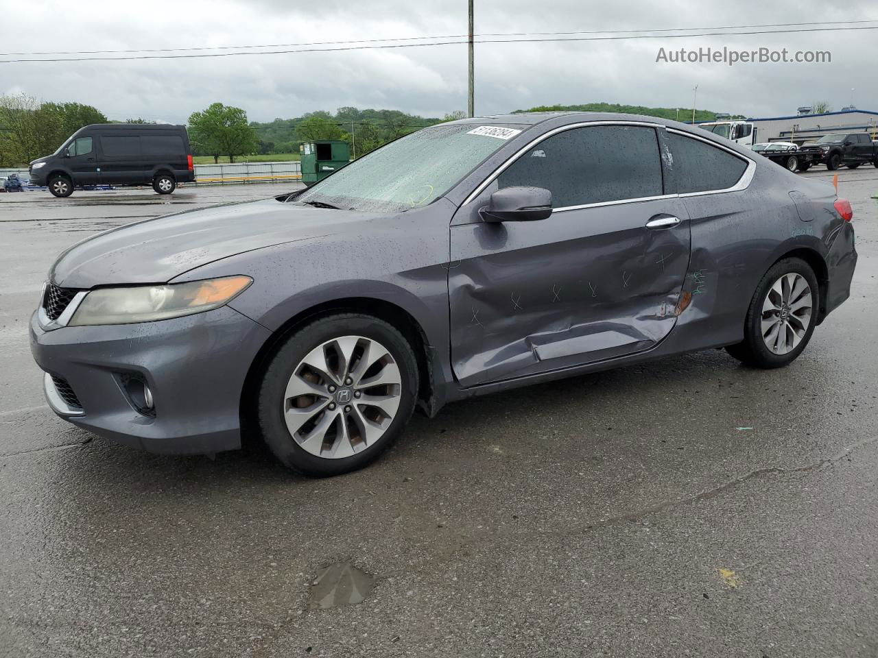 2014 Honda Accord Exl Gray vin: 1HGCT1B84EA013771