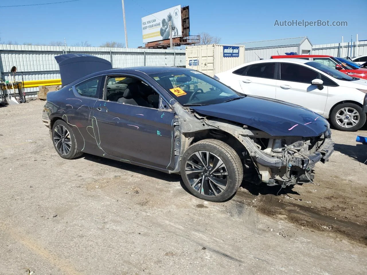 2016 Honda Accord Exl Charcoal vin: 1HGCT1B84GA009741