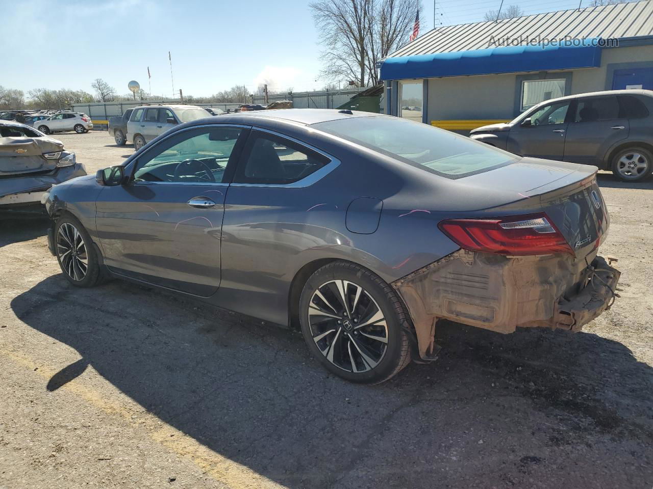 2016 Honda Accord Exl Угольный vin: 1HGCT1B84GA009741