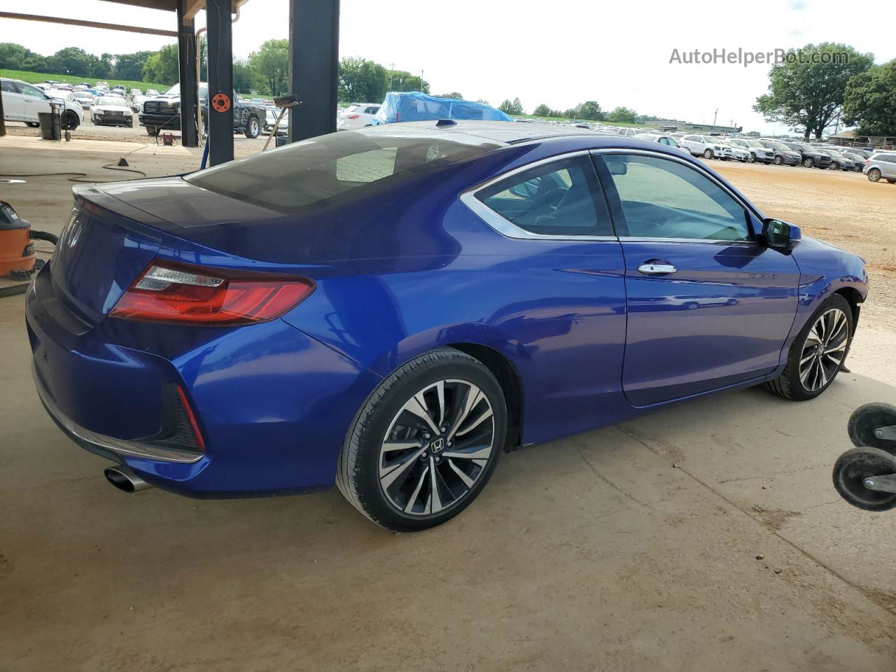 2016 Honda Accord Exl Blue vin: 1HGCT1B85GA002491