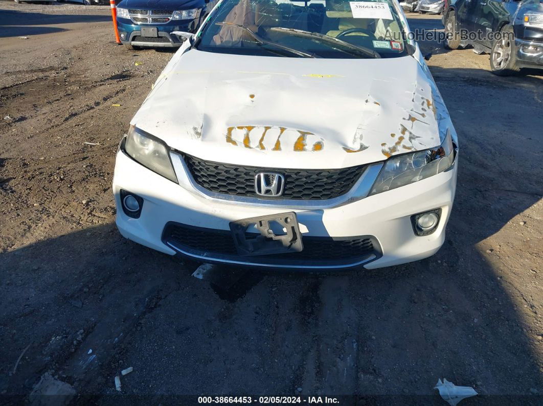 2014 Honda Accord Ex-l White vin: 1HGCT1B86EA000794