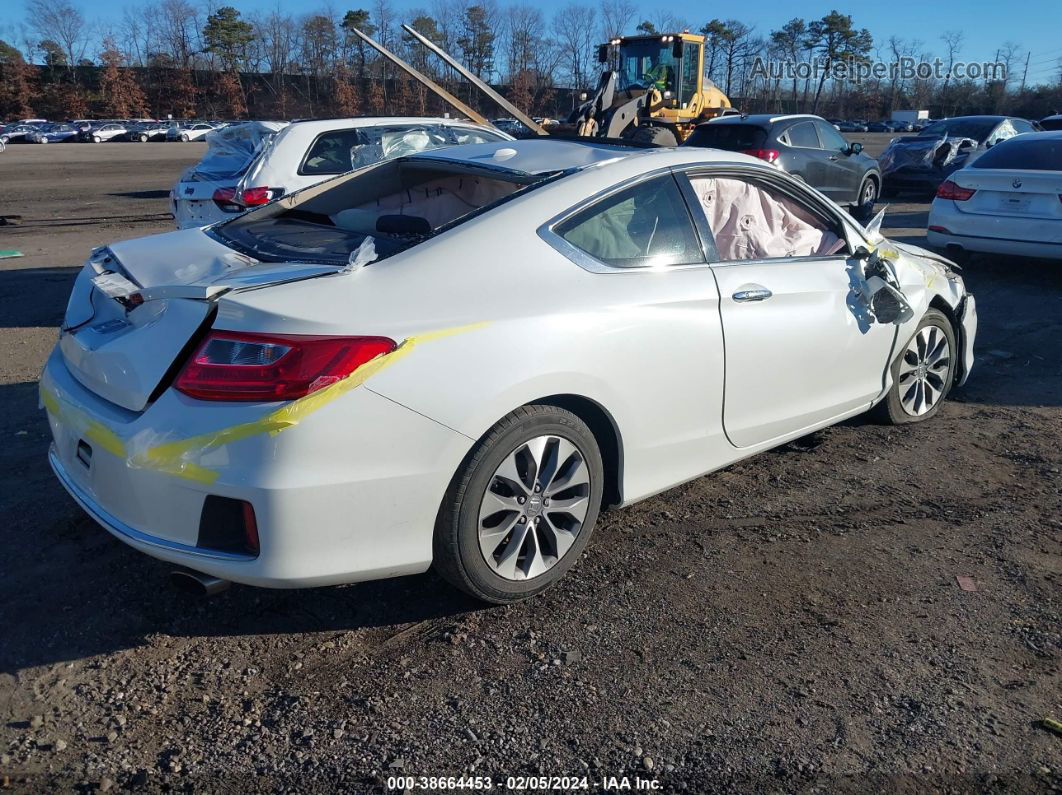 2014 Honda Accord Ex-l White vin: 1HGCT1B86EA000794