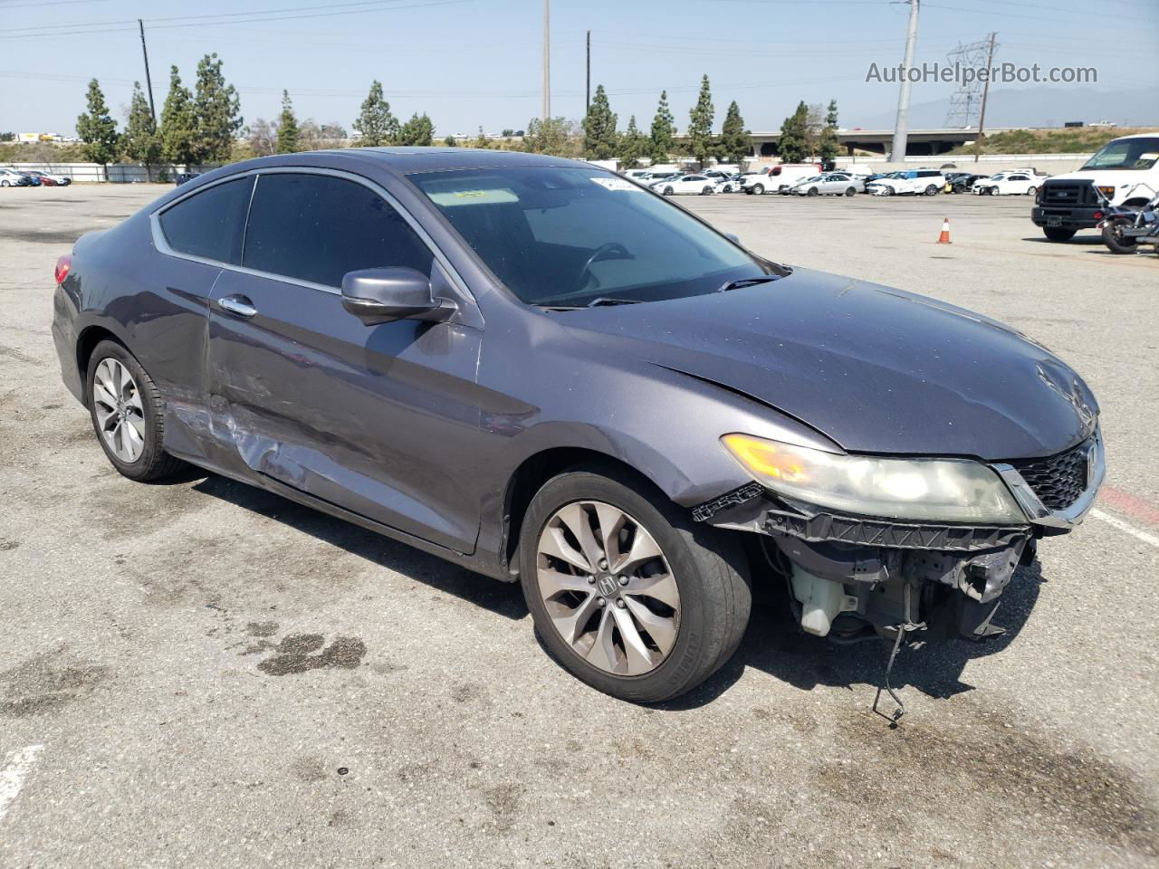 2014 Honda Accord Exl Серый vin: 1HGCT1B86EA014128