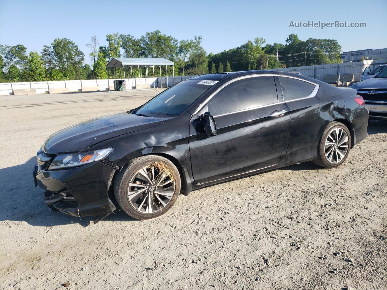 2017 Honda Accord Exl Черный vin: 1HGCT1B8XHA002018