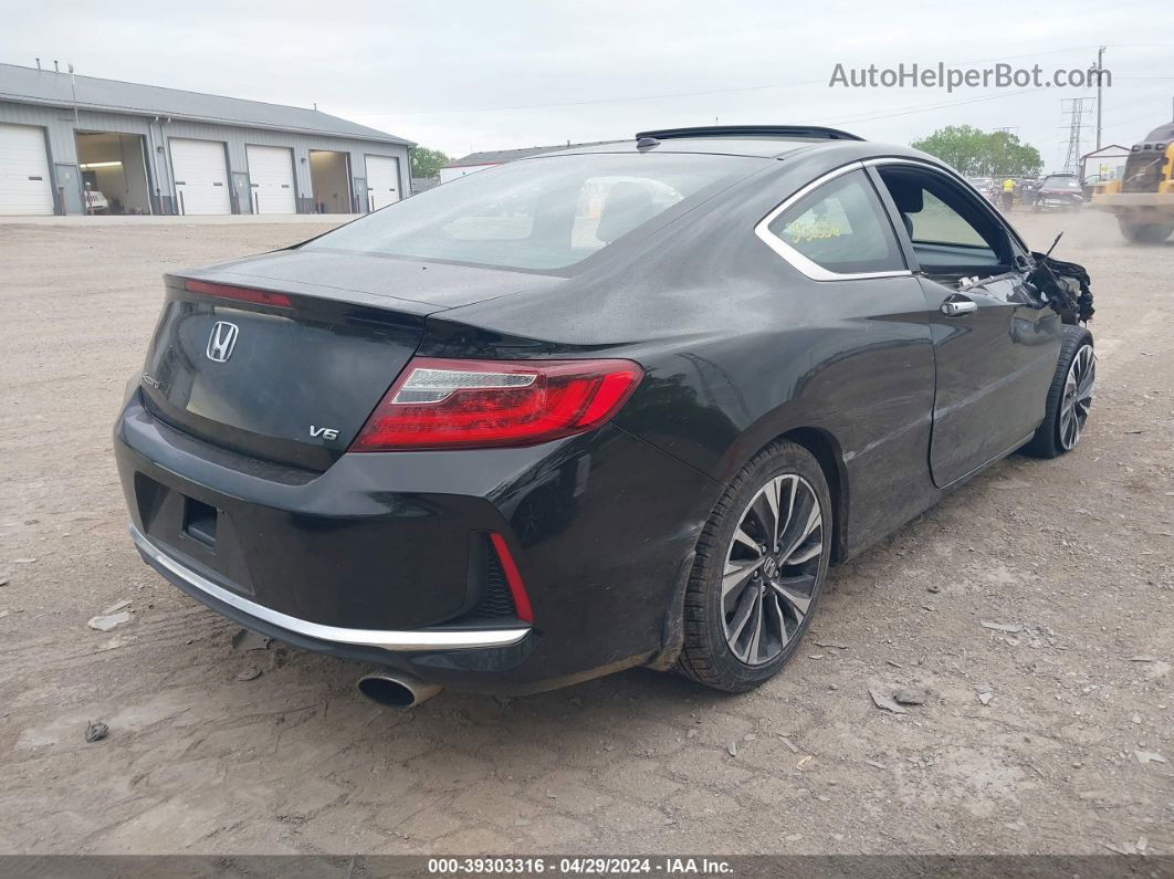 2017 Honda Accord Ex-l V6 Черный vin: 1HGCT2A85HA005366