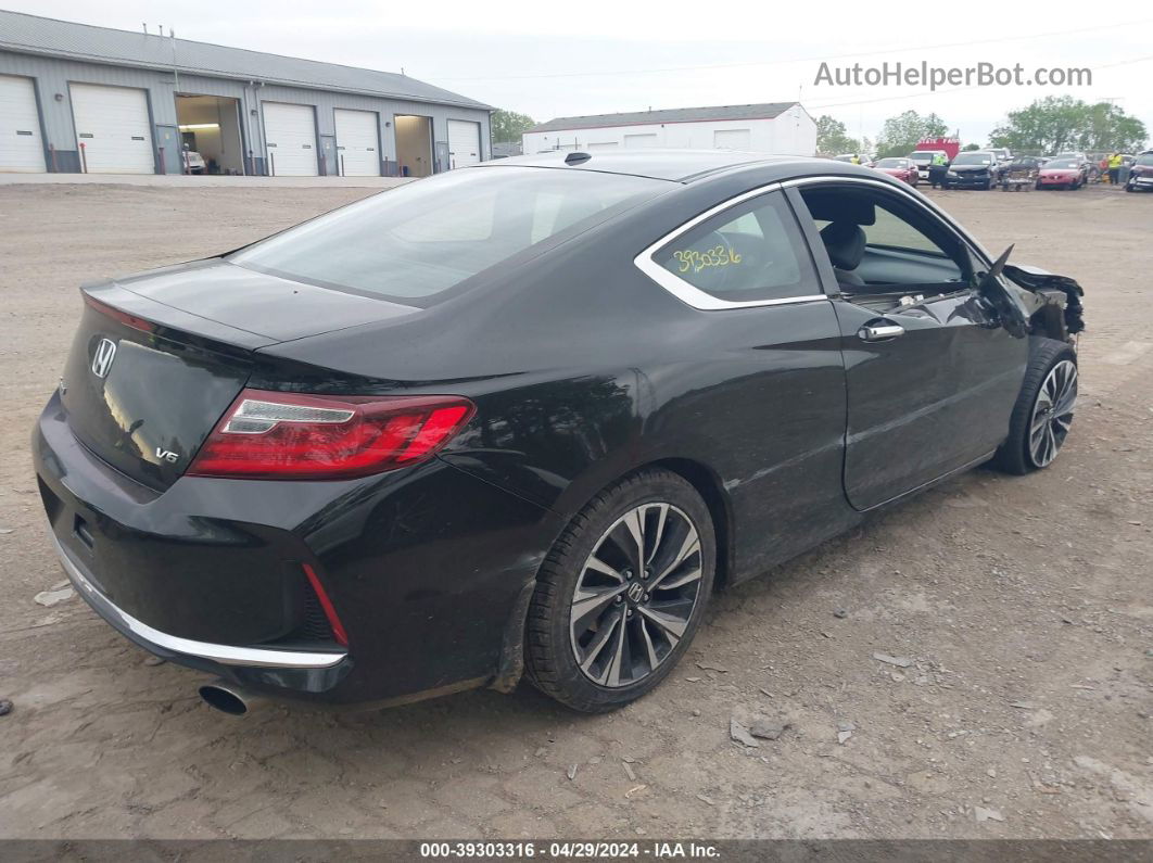 2017 Honda Accord Ex-l V6 Черный vin: 1HGCT2A85HA005366