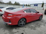 2017 Honda Accord Touring Red vin: 1HGCT2B02HA004491