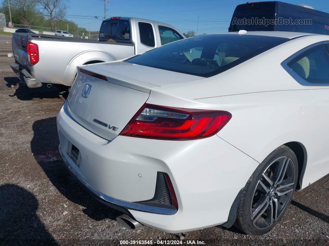 2017 Honda Accord Touring V6 White vin: 1HGCT2B06HA001755