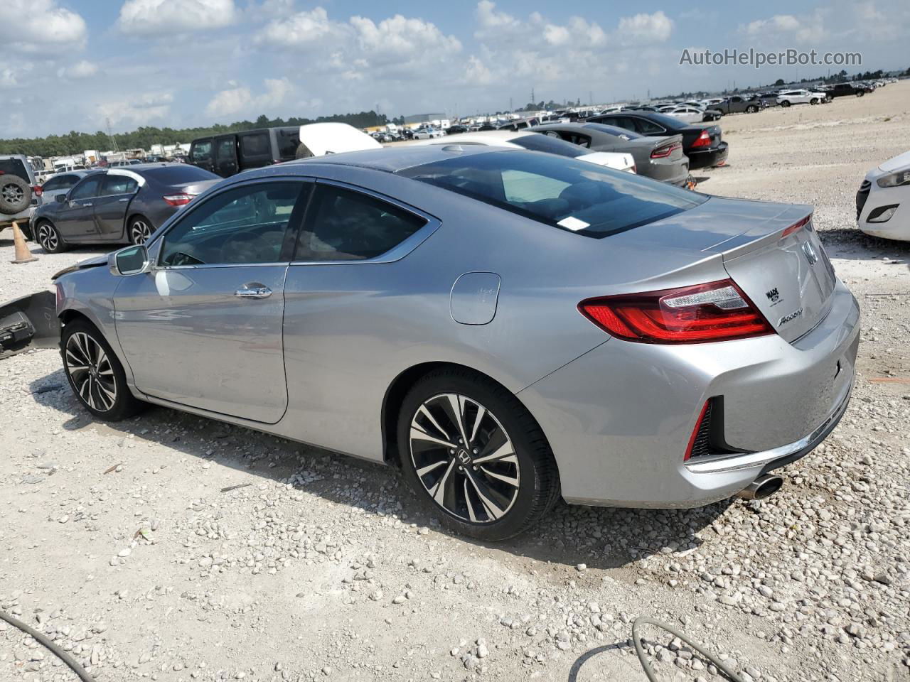 2017 Honda Accord Exl Silver vin: 1HGCT2B80HA005645