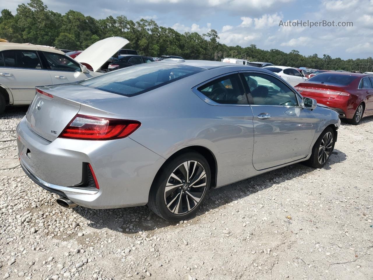 2017 Honda Accord Exl Silver vin: 1HGCT2B80HA005645