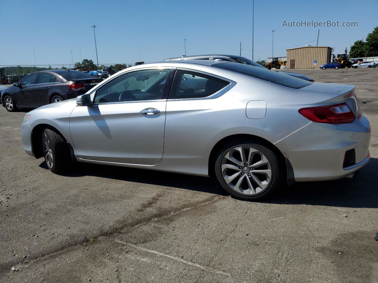 2014 Honda Accord Exl Silver vin: 1HGCT2B83EA000483