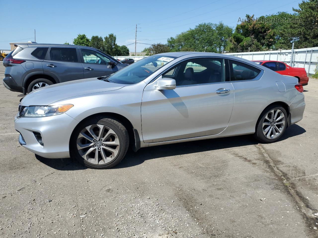 2014 Honda Accord Exl Silver vin: 1HGCT2B83EA000483