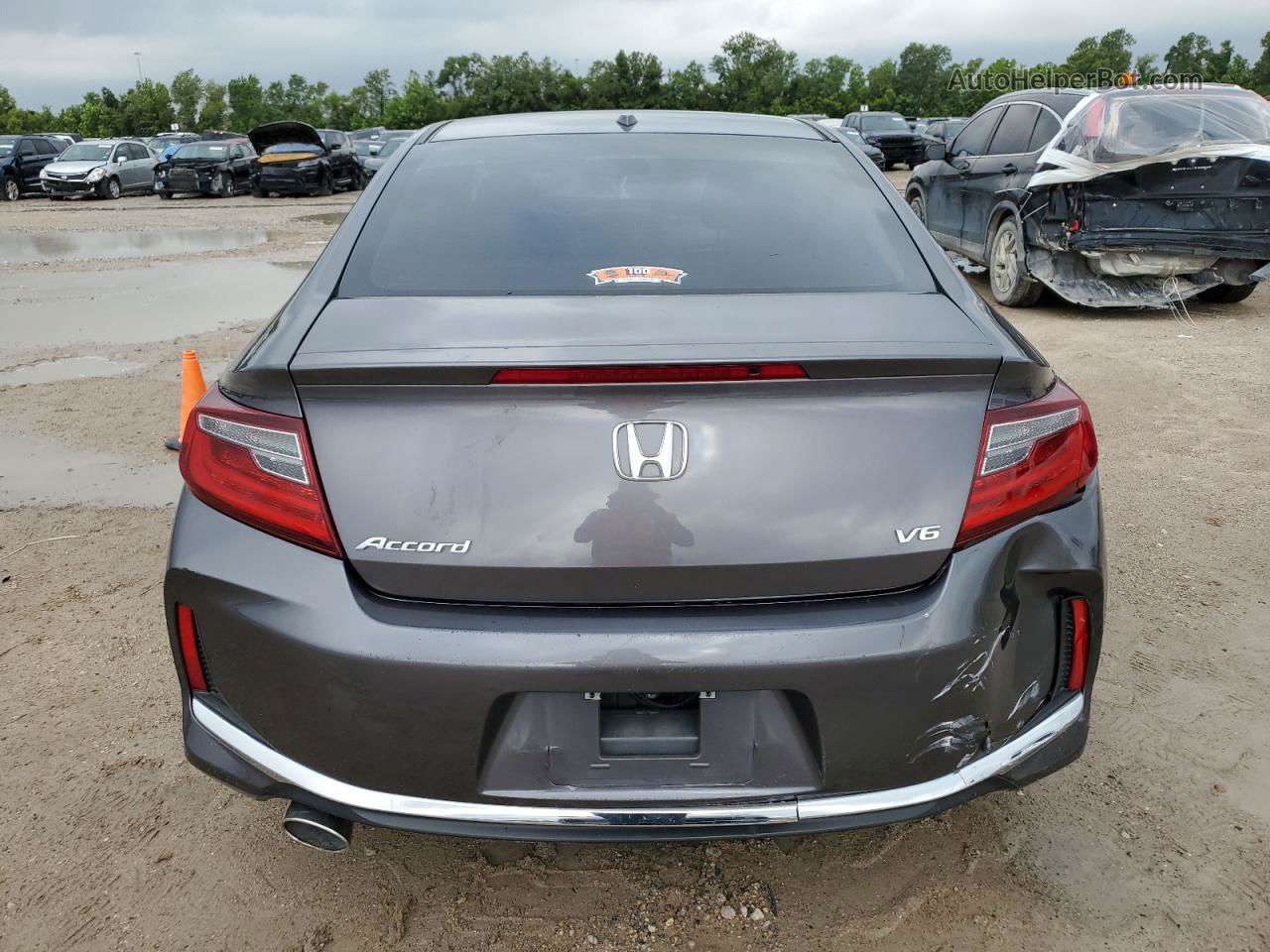 2017 Honda Accord Exl Серый vin: 1HGCT2B83HA006353