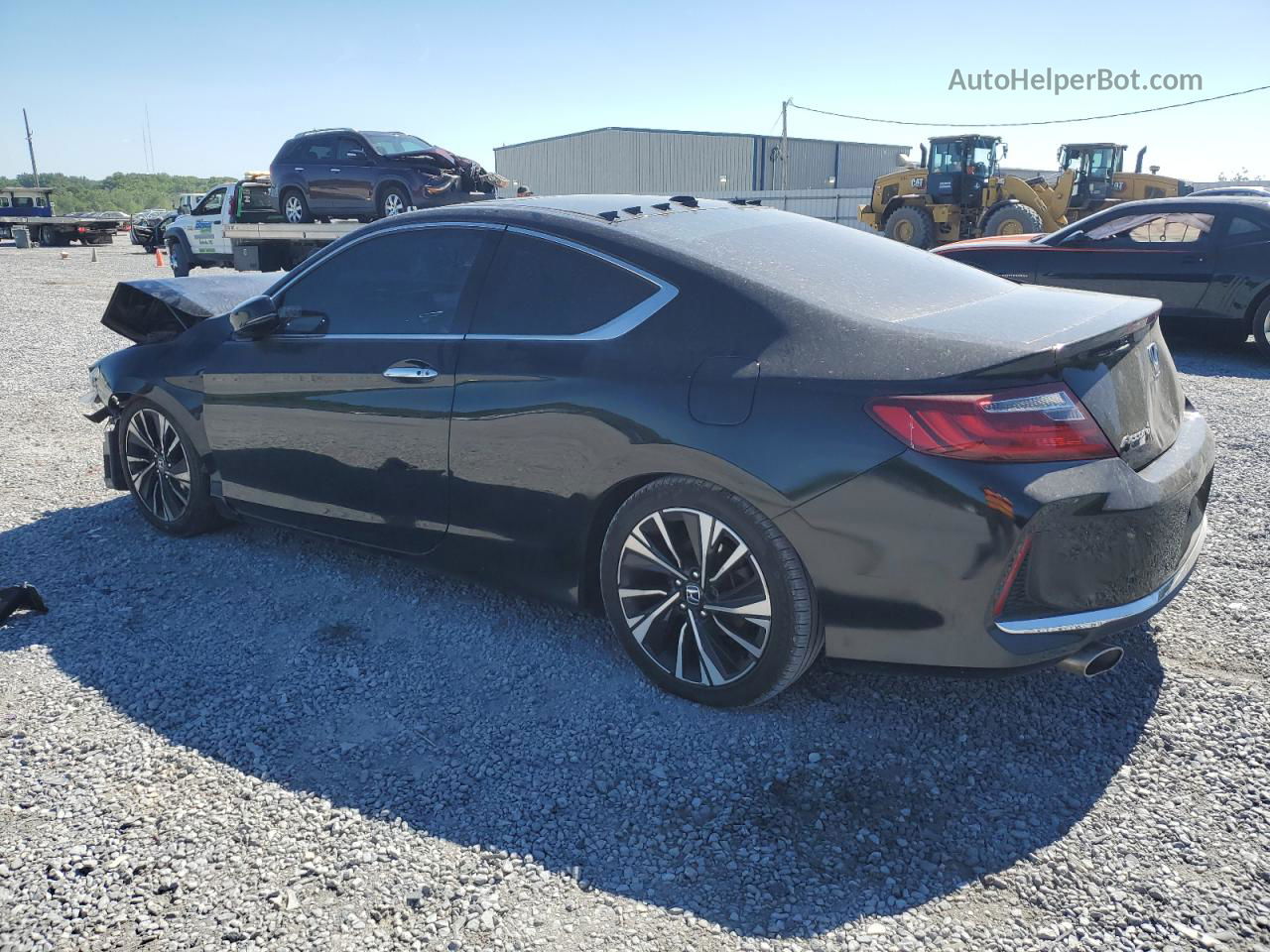 2016 Honda Accord Exl Черный vin: 1HGCT2B85GA005638