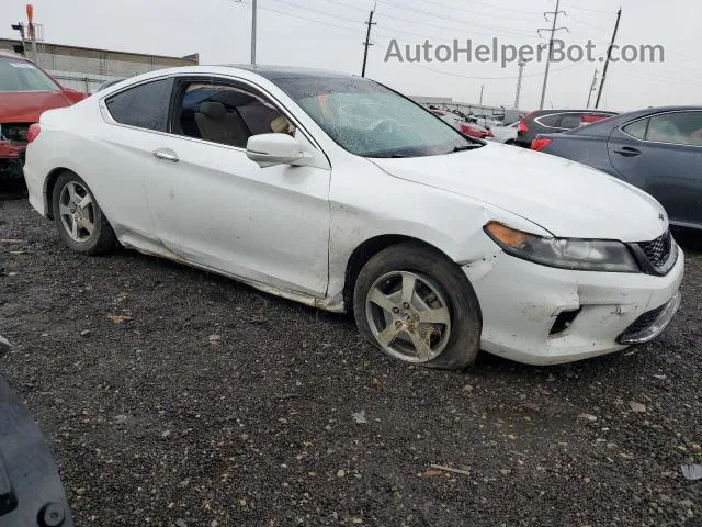 2014 Honda Accord Exl White vin: 1HGCT2B86EA008870