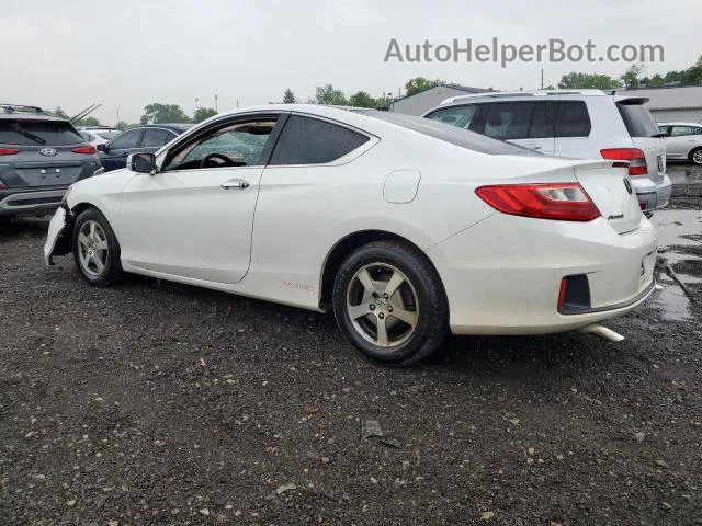 2014 Honda Accord Exl White vin: 1HGCT2B86EA008870