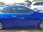 2014 Honda Accord Ex-l V-6 Blue vin: 1HGCT2B87EA000048