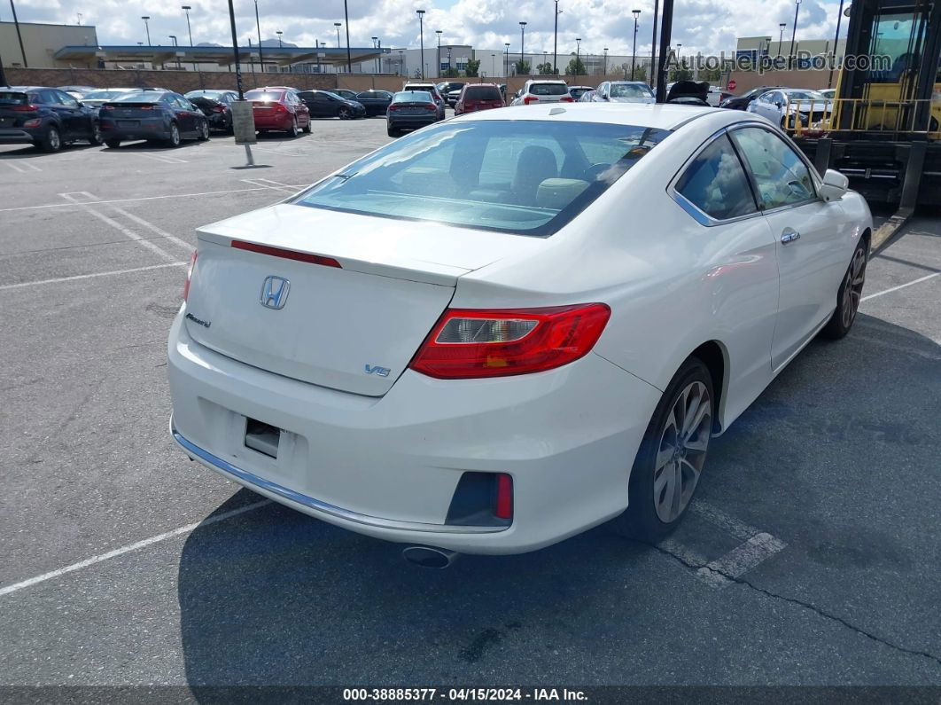 2014 Honda Accord Ex-l V-6 Белый vin: 1HGCT2B87EA001099