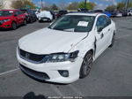 2014 Honda Accord Ex-l V-6 White vin: 1HGCT2B87EA001099