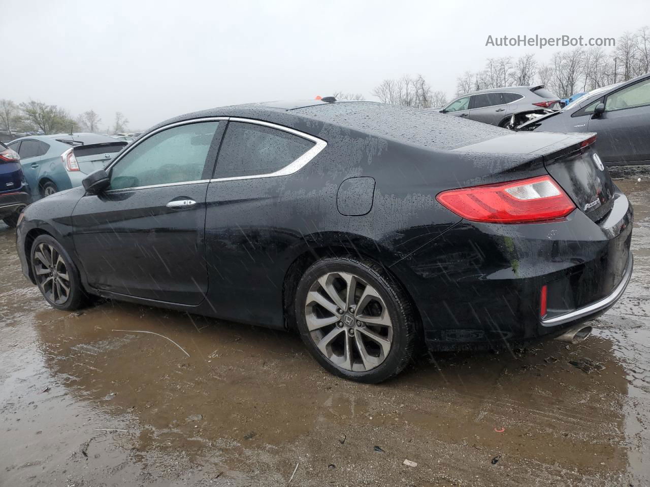 2015 Honda Accord Exl Черный vin: 1HGCT2B87FA006952