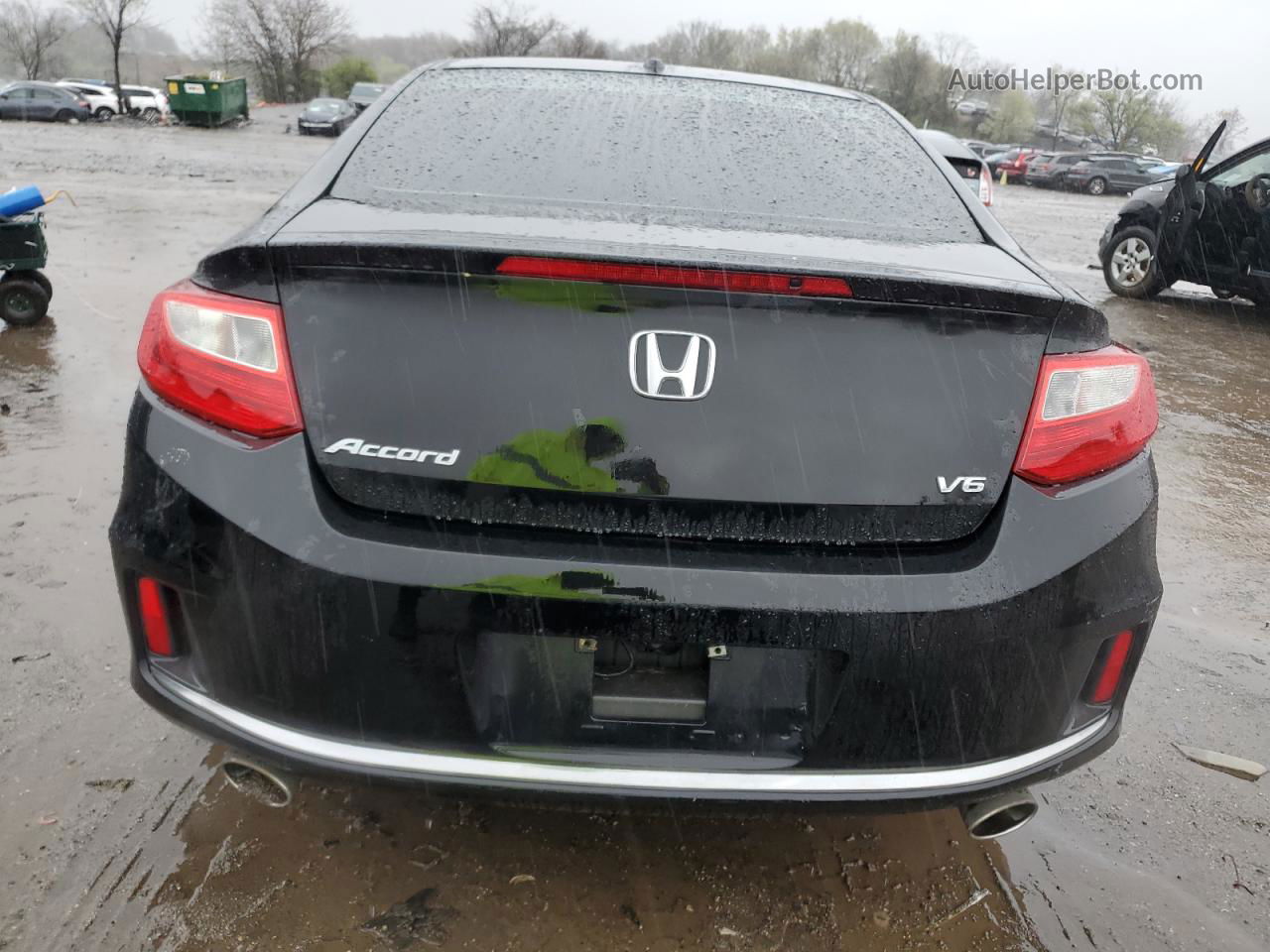 2015 Honda Accord Exl Черный vin: 1HGCT2B87FA006952