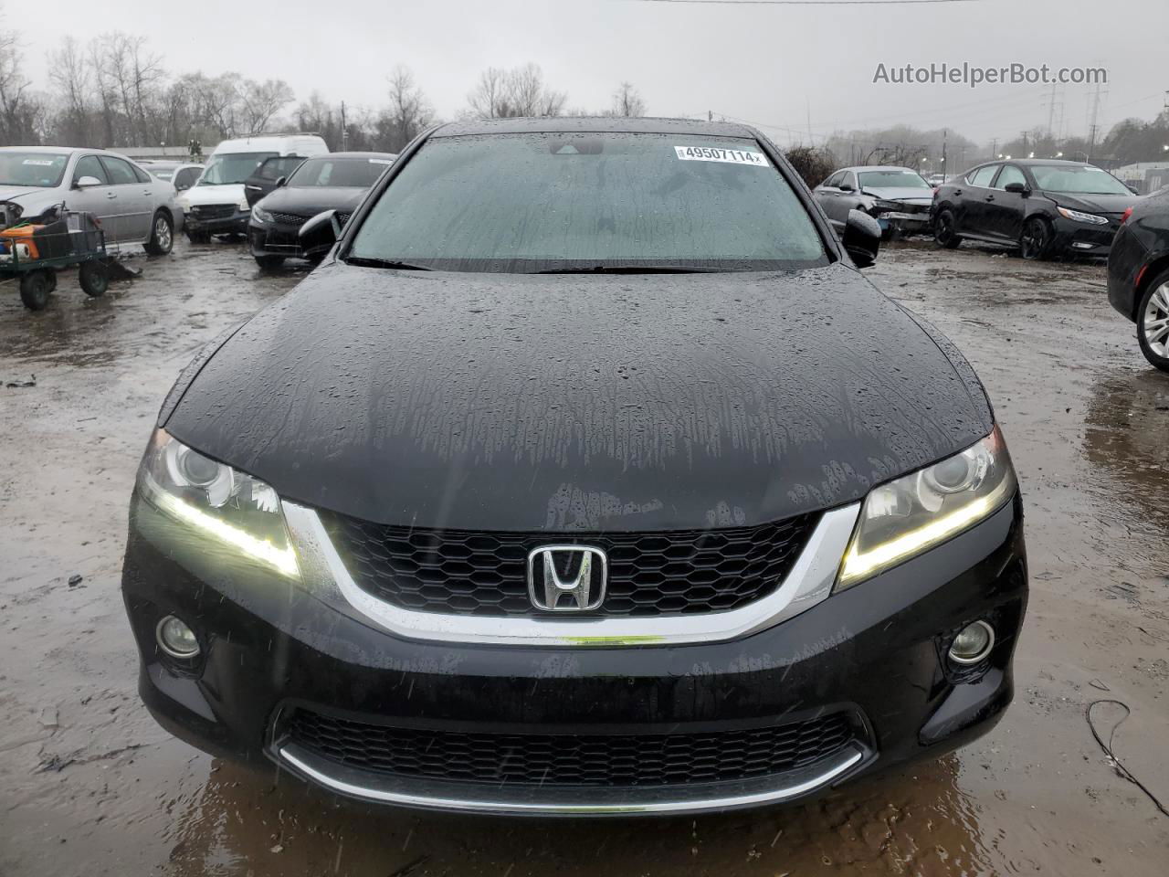 2015 Honda Accord Exl Черный vin: 1HGCT2B87FA006952