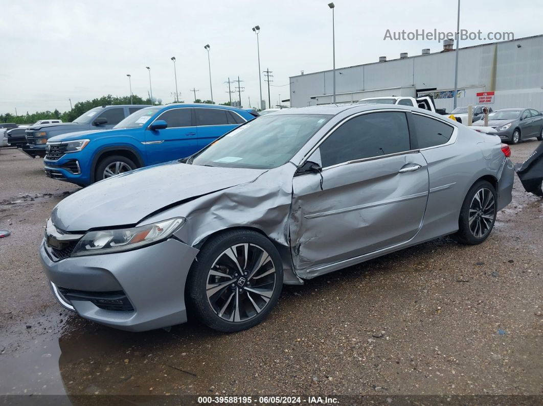 2016 Honda Accord Ex-l V-6 Silver vin: 1HGCT2B88GA002197