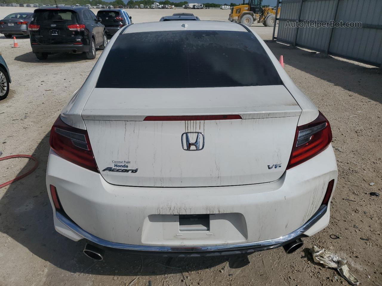 2016 Honda Accord Exl Белый vin: 1HGCT2B8XGA007398