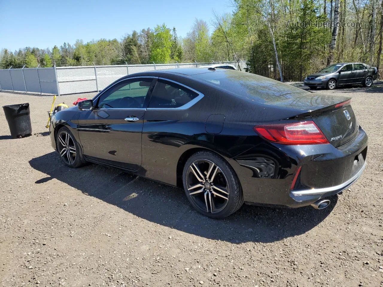 2016 Honda Accord Exl Черный vin: 1HGCT2B93GA800292