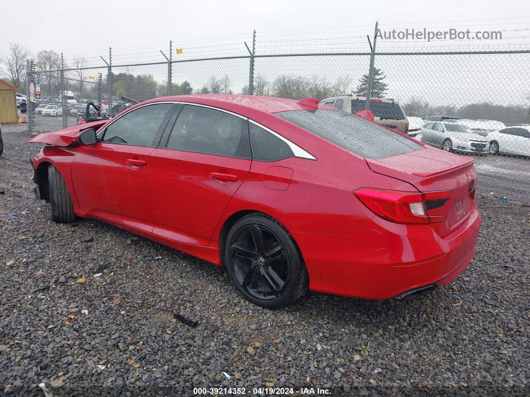 2019 Honda Accord Sport Red vin: 1HGCV1E39KA069100