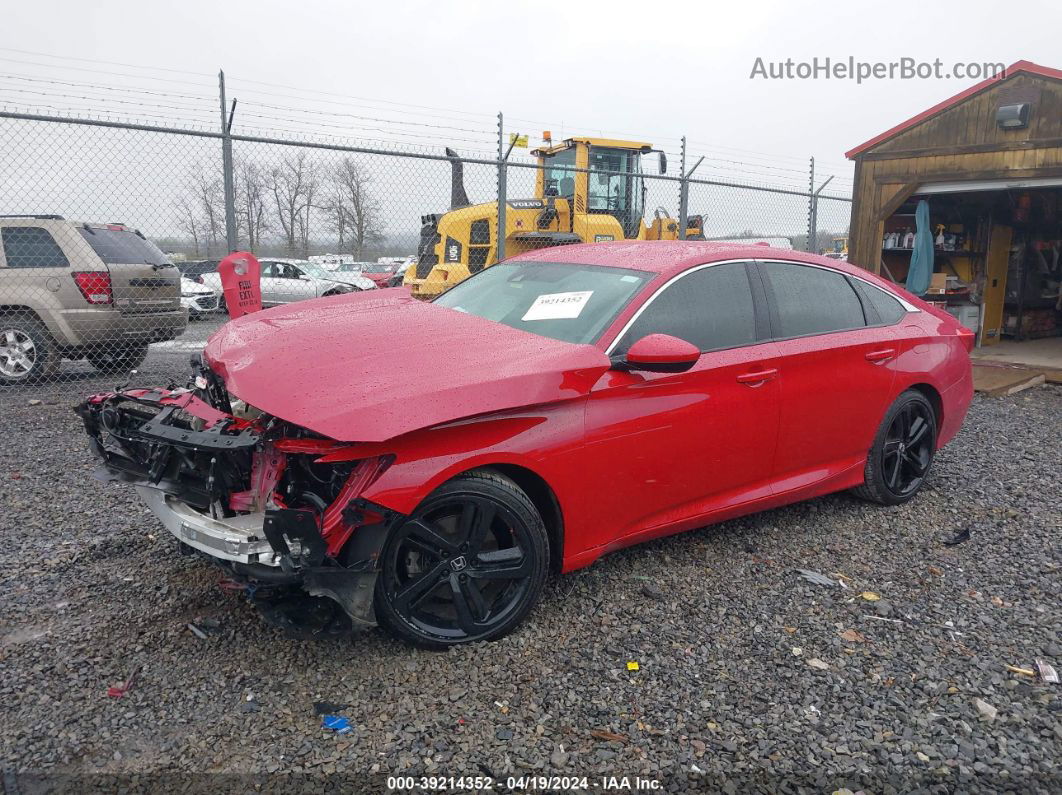 2019 Honda Accord Sport Red vin: 1HGCV1E39KA069100